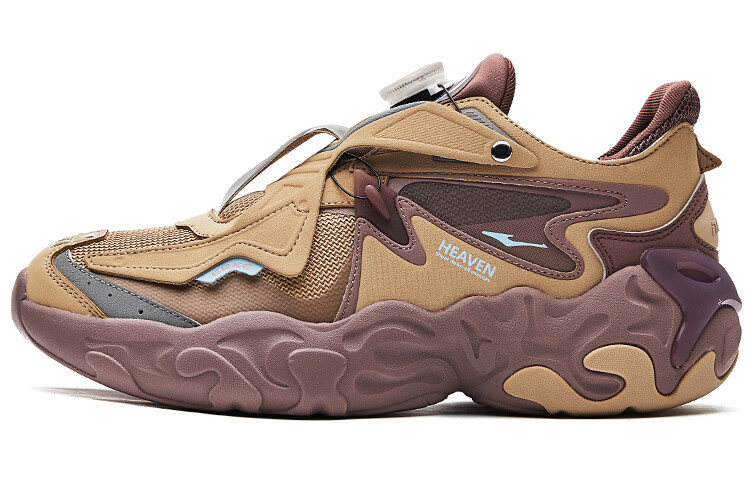 Обувь для повседневной носки Мужская с низким верхом Хаки/Лотос Фиолетовый Серый Erke 
Обувь для повседневной носки Мужская с низким верхом Хаки/Лотос Фиолетовый Серый Erke