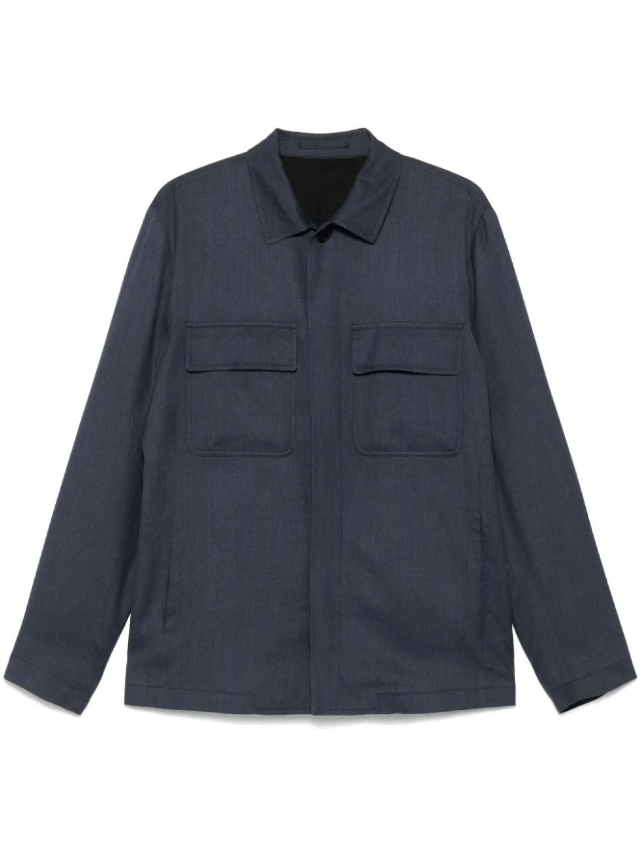 Твиловая рубашка Lardini, синий
Твиловая рубашка Lardini, синий