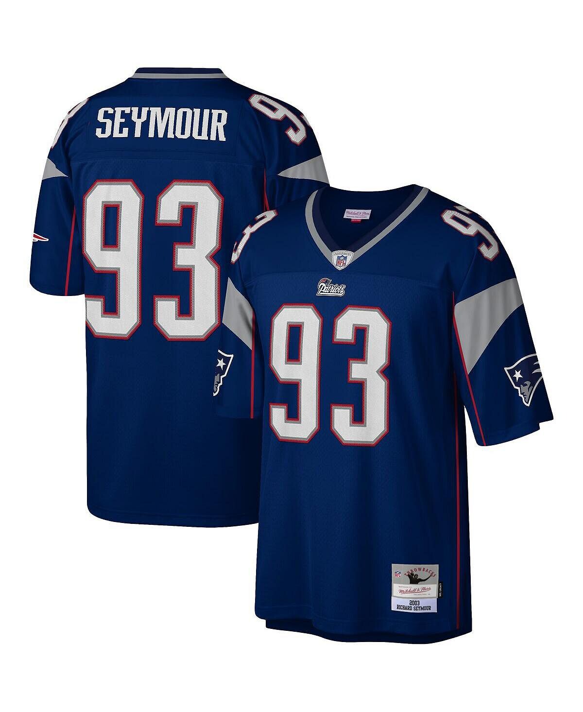 Мужская футболка Richard Seymour Navy New England Patriots 2003 Legacy Replica Mitchell & Ness
Мужская футболка Richard Seymour Navy New England Patriots 2003 Legacy Replica Mitchell & Ness