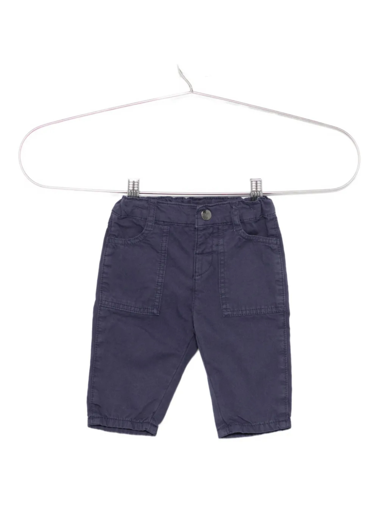 Брюки Emporio Armani Kids с накладными карманами, синий 
Брюки Emporio Armani Kids с накладными карманами, синий