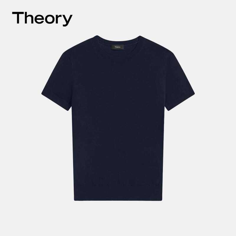 Свитер женский Theory с круглым вырезом и короткими рукавами, серый
Свитер женский Theory с круглым вырезом и короткими рукавами, серый