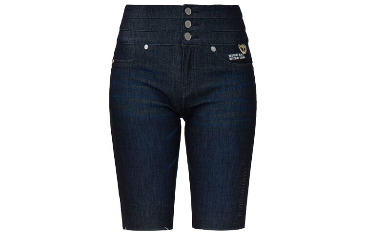 Джинсовые шорты женские темно-синие Evisu
Джинсовые шорты женские темно-синие Evisu