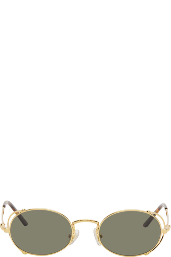 Золотые солнцезащитные очки «The 55-3175» Jean Paul Gaultier
Золотые солнцезащитные очки «The 55-3175» Jean Paul Gaultier