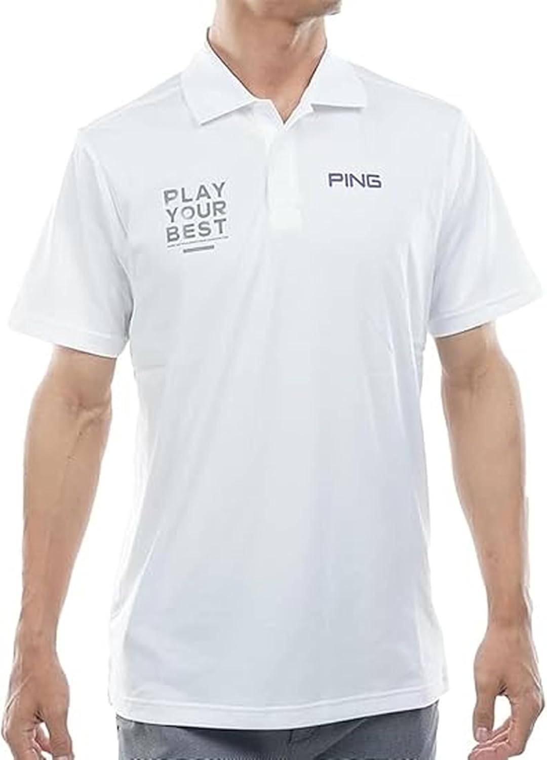 Мужская поло-рубашка с коротким рукавом Pin Apparel 621-5260700 (Saritech: легкая, быстросохнущая) / для гольфа Ping, белый
Мужская поло-рубашка с коротким рукавом Pin Apparel 621-5260700 (Saritech: легкая, быстросохнущая) / для гольфа Ping, белый