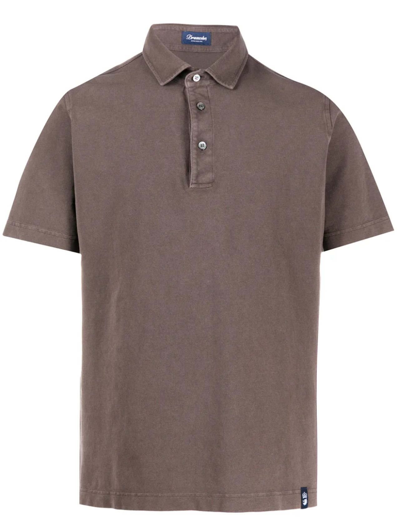 Drumohr рубашка-поло с короткими рукавами, коричневый
Drumohr рубашка-поло с короткими рукавами, коричневый