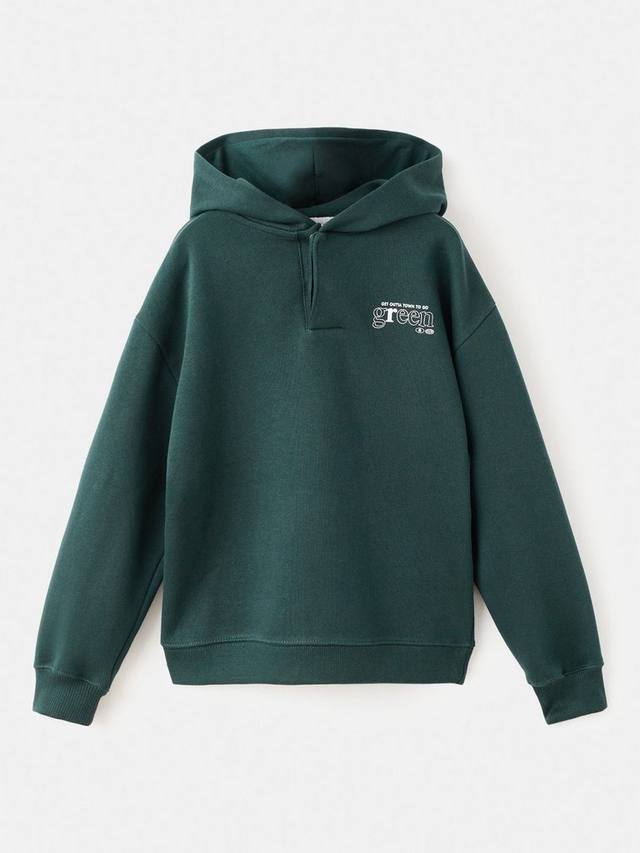 Детская толстовка с принтом на спине из хлопковой смеси Reset Mango, Dark Green
Детская толстовка с принтом на спине из хлопковой смеси Reset Mango, Dark Green