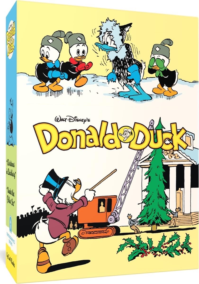 Walt Disney's Donald Duck Gift Box Set "Christmas in Duckburg" & "Under the Polar Ice": Vols. 21 & 23 (Fantagraphics Books)
Walt Disney's Donald Duck Gift Box Set "Christmas in Duckburg" & "Under the Polar Ice": Vols. 21 & 23 (Fantagraphics Books)