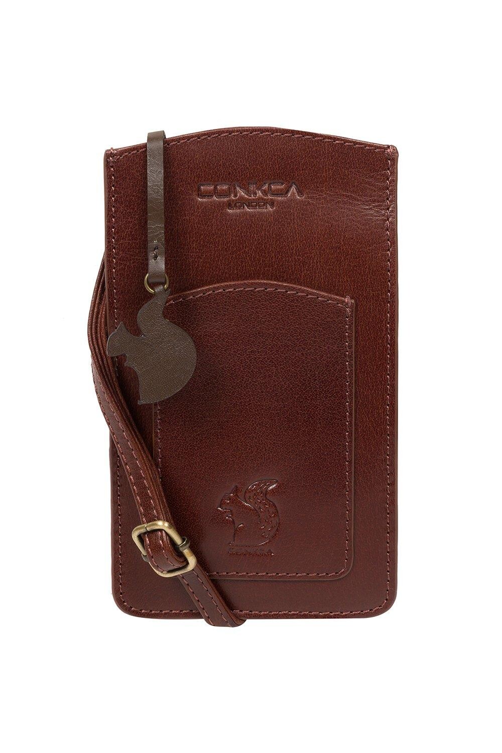 Кожаная сумка для телефона через плечо 'Siren' Conkca London, коричневый
Кожаная сумка для телефона через плечо 'Siren' Conkca London, коричневый