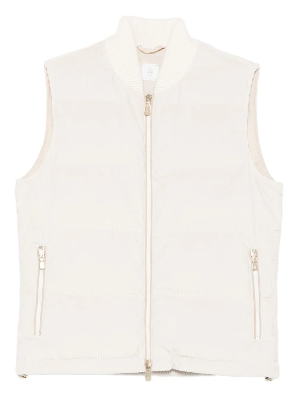 Вельветовый жилет на молнии Eleventy, белый
Вельветовый жилет на молнии Eleventy, белый