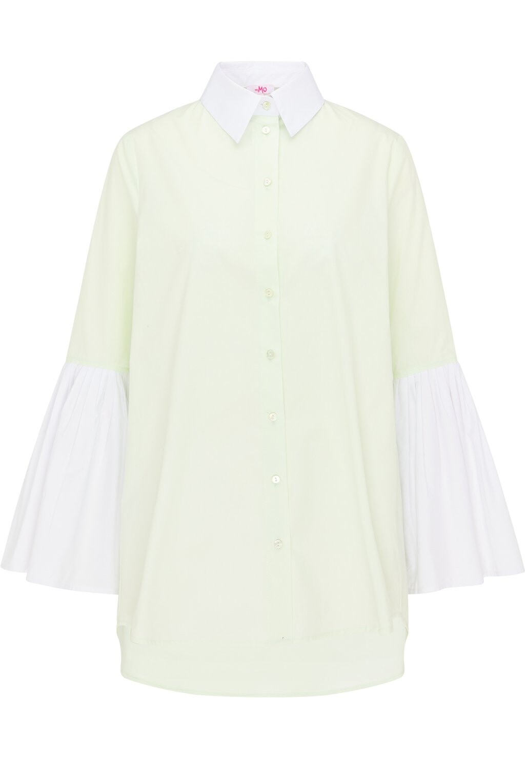 Блузка на пуговицах myMo, бирюзовый
Блузка на пуговицах myMo, бирюзовый