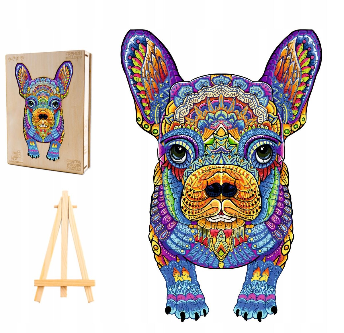 Большой Деревянный Пазл 294 Детали Французский Бульдог В Деревянной Коробке Pasjo24
Большой Деревянный Пазл 294 Детали Французский Бульдог В Деревянной Коробке Pasjo24