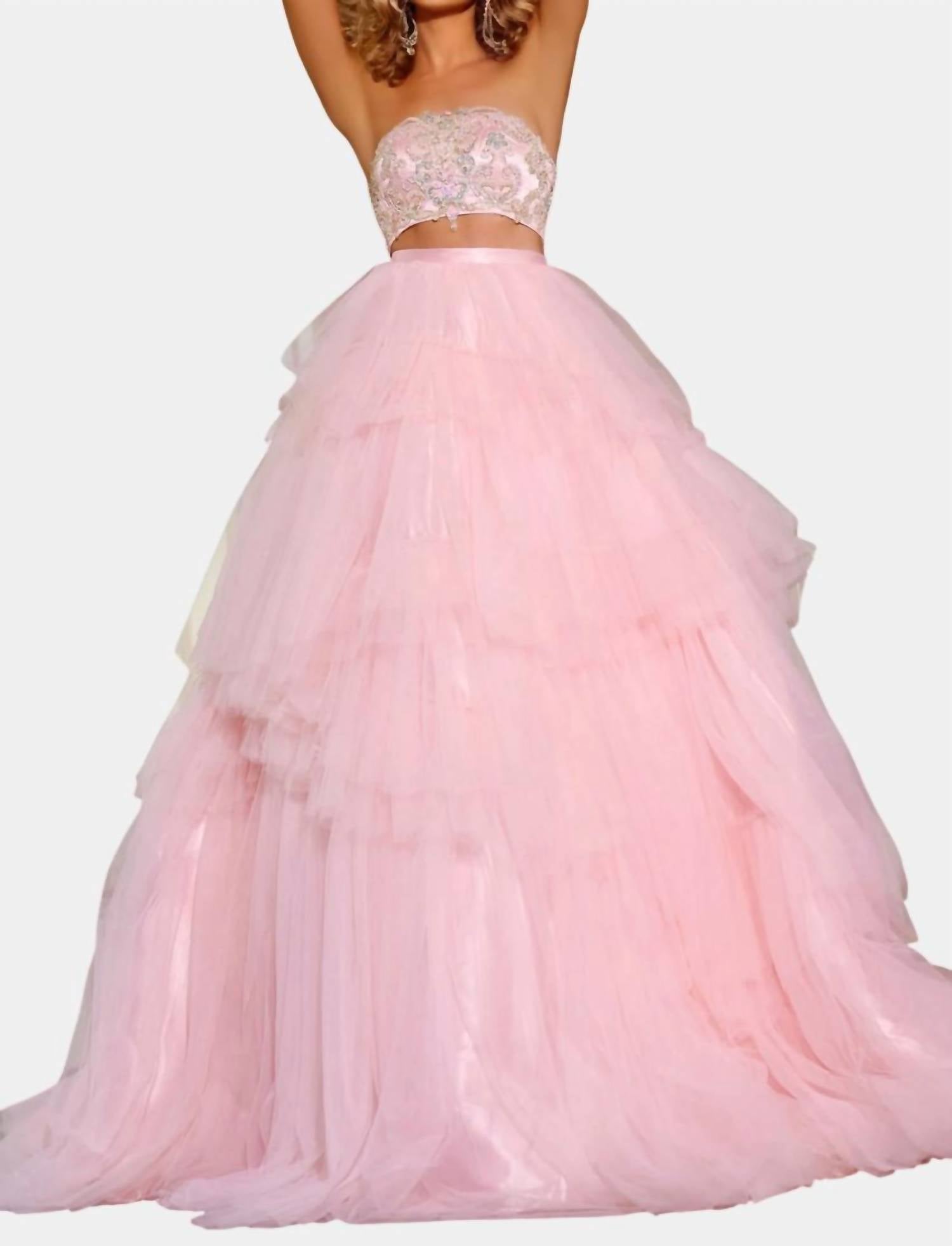 Chandler Gown In Pink JOVANI
Chandler Gown In Pink JOVANI