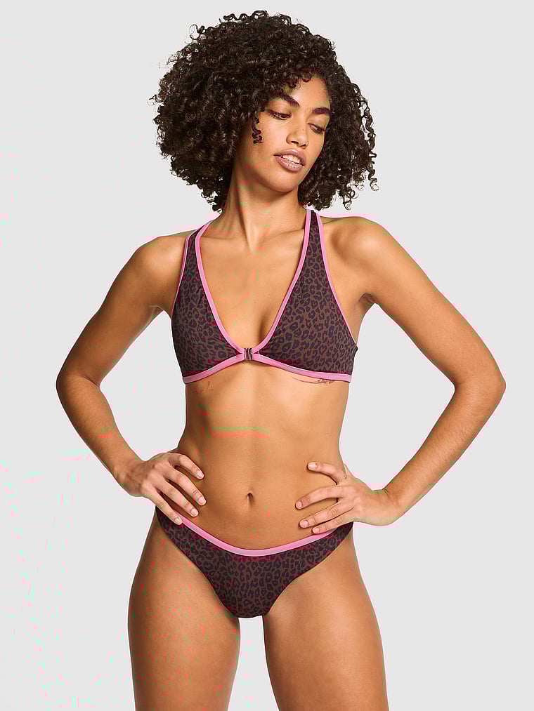 Верх бикини с глубоким вырезом и спиной-борцовкой Pink, цвет leopard
Верх бикини с глубоким вырезом и спиной-борцовкой Pink, цвет leopard