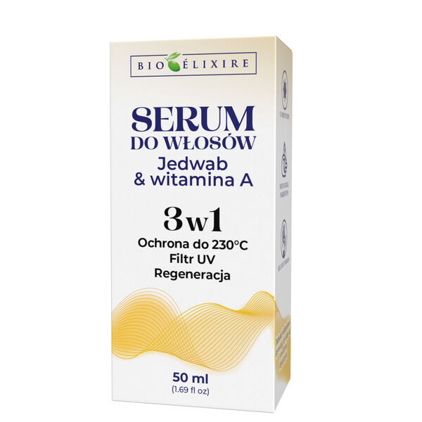Сыворотка для волос «Шелк и витамин А», 50 мл Bioelixire
Сыворотка для волос «Шелк и витамин А», 50 мл Bioelixire