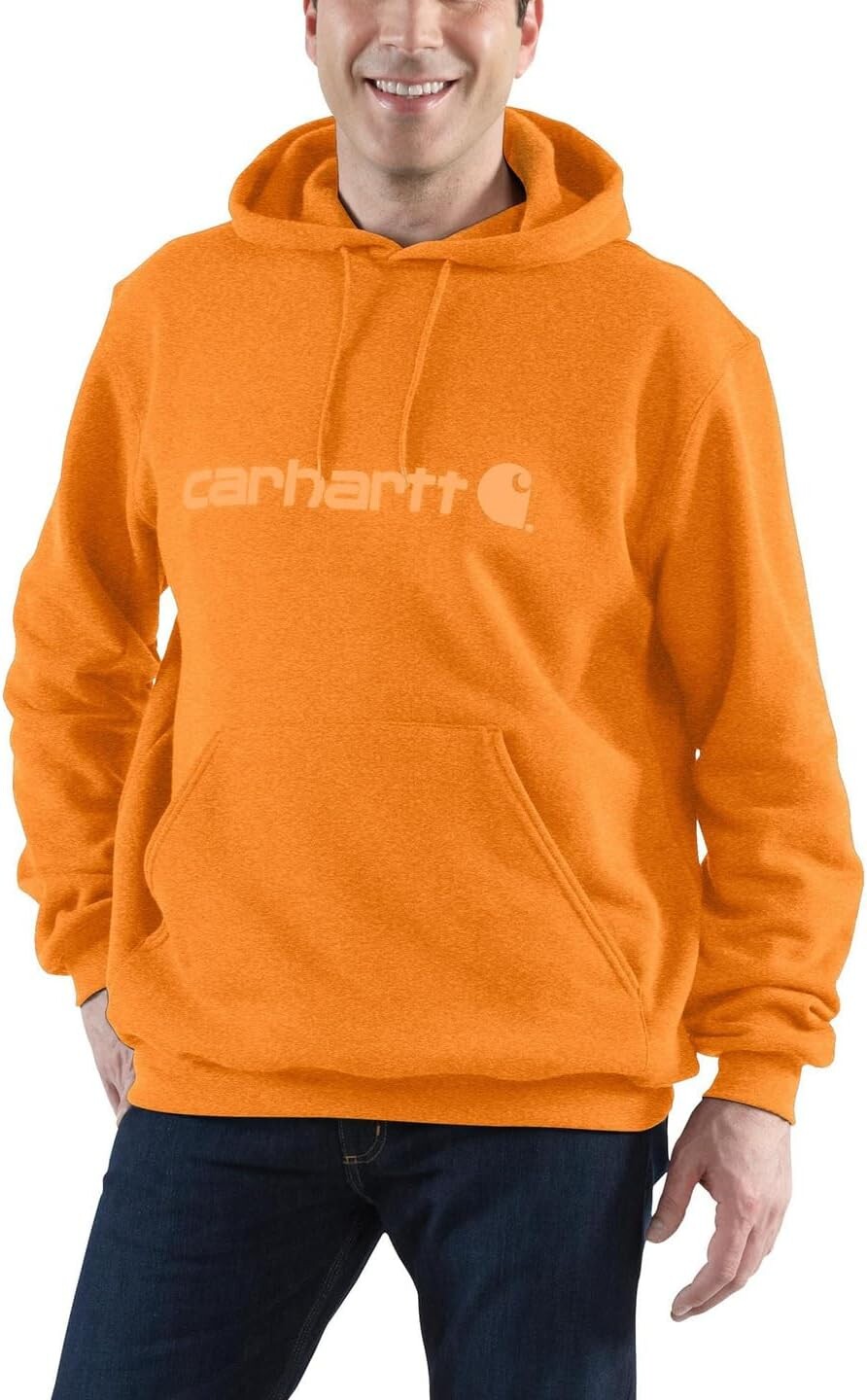 Толстовка средней плотности с фирменным логотипом Carhartt, цвет Marmalade Heather
Толстовка средней плотности с фирменным логотипом Carhartt, цвет Marmalade Heather