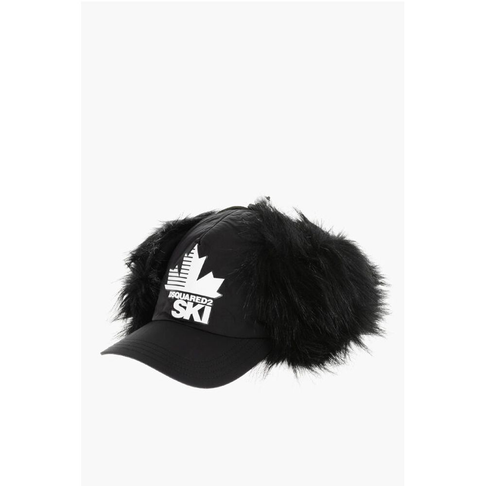Однотонная кепка SKI с контрастным логотипом и деталями из искусственного меха Dsquared2, Black
Однотонная кепка SKI с контрастным логотипом и деталями из искусственного меха Dsquared2, Black