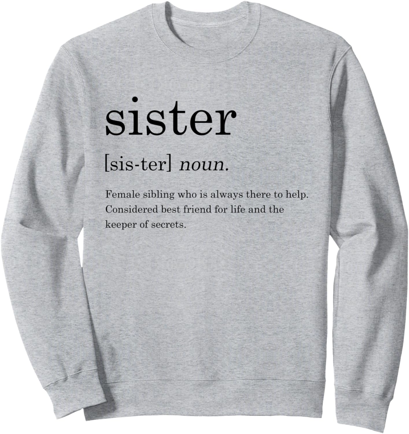 Определение сестры. Сестринская любовь. Брат. Семья. Толстовка Sister Gift Idea For Family Siblings Sibling Love, серый
Определение сестры. Сестринская любовь. Брат. Семья. Толстовка Sister Gift Idea For Family Siblings Sibling Love, серый