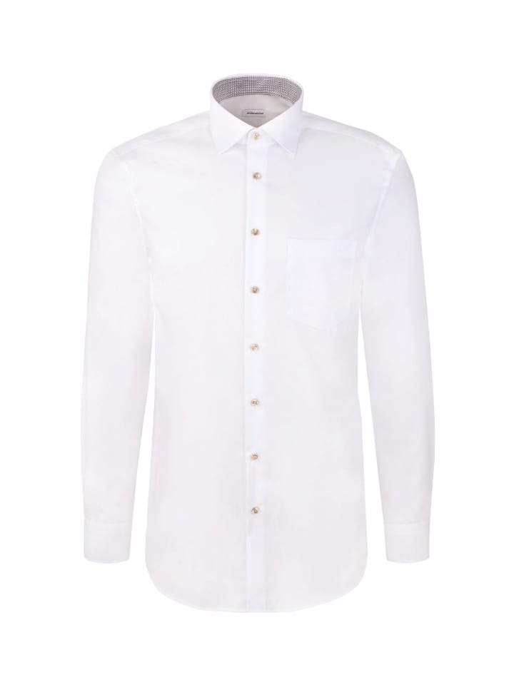 Рубашка New Kent Patch 5 белого цвета Seidensticker
Рубашка New Kent Patch 5 белого цвета Seidensticker