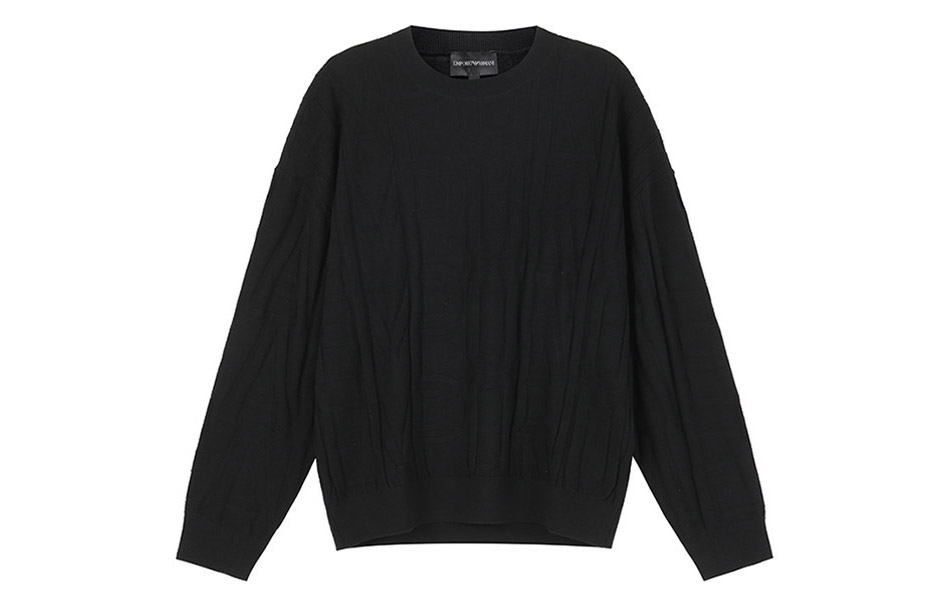 Футболка вязаная мужская черная EMPORIO ARMANI
Футболка вязаная мужская черная EMPORIO ARMANI