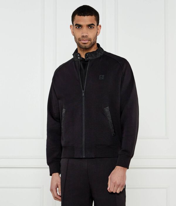 Свитер дивано Oversize fit Hugo, черный 
Свитер дивано Oversize fit Hugo, черный