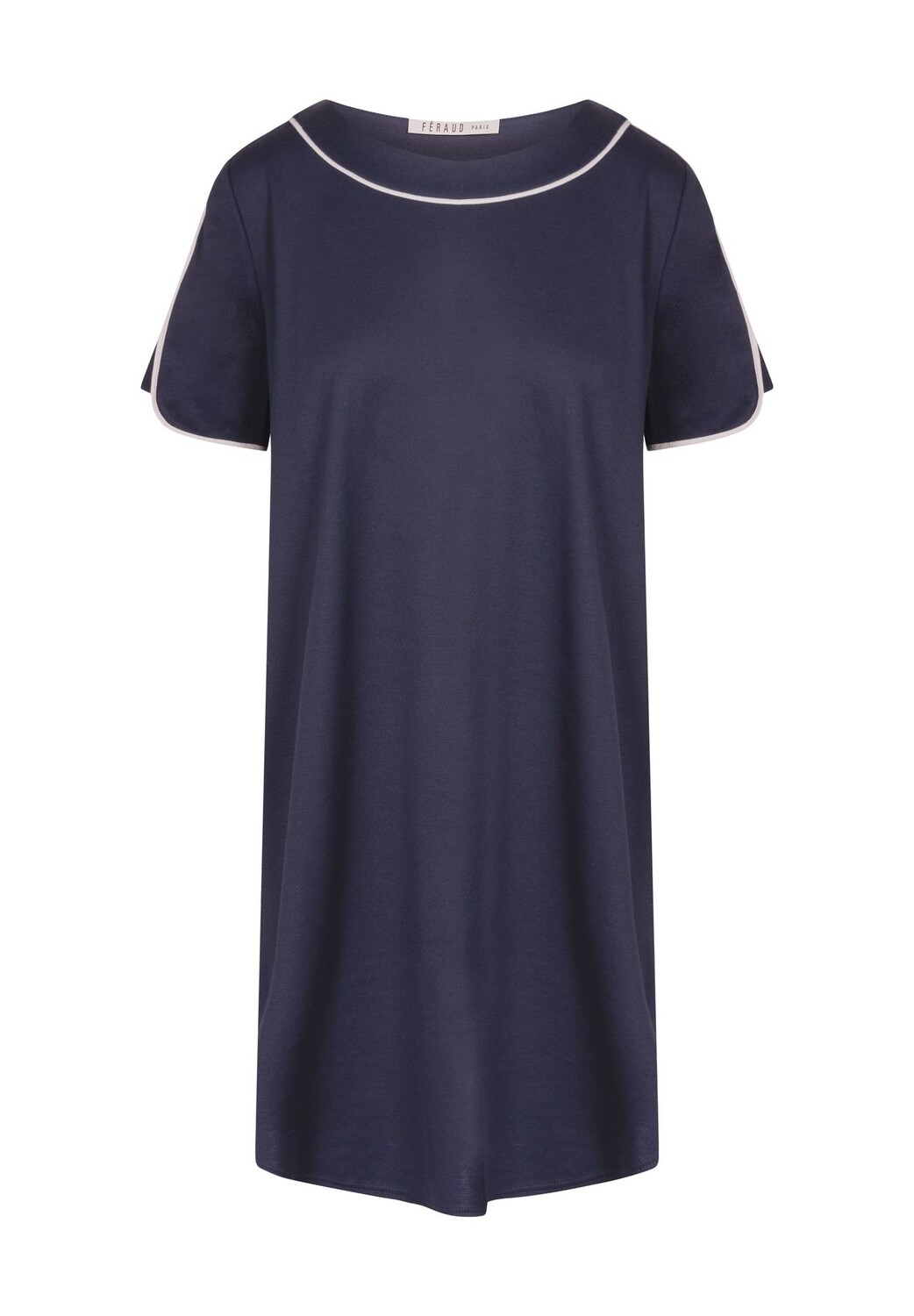 Ночная рубашка, однотонная, женская Louis Féraud, темно-синий 
Ночная рубашка, однотонная, женская Louis Féraud, темно-синий