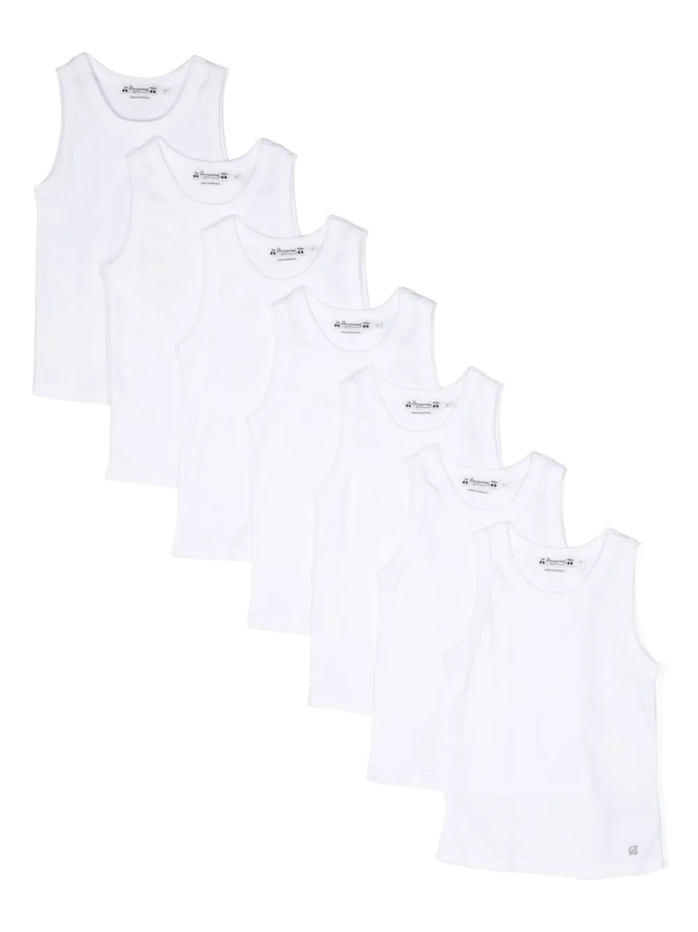 Комплект из семи топов в рубчик Bonpoint, белый
Комплект из семи топов в рубчик Bonpoint, белый