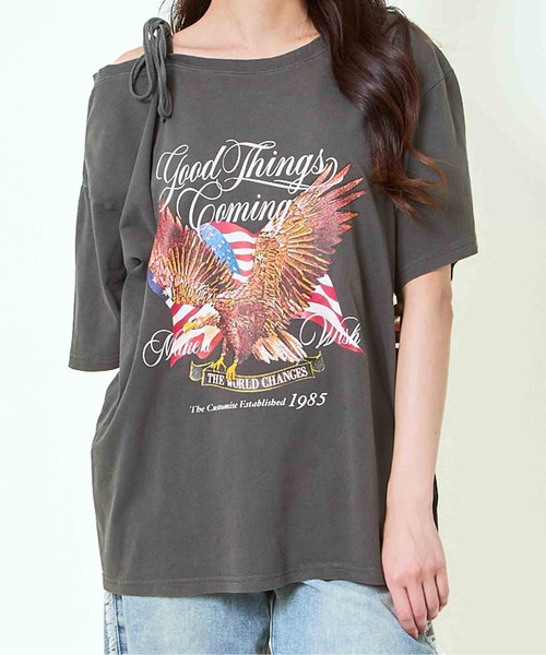 Женская футболка оверсайз с асимметричным вырезом на одно плечо, короткий рукав GORGE
Женская футболка оверсайз с асимметричным вырезом на одно плечо, короткий рукав GORGE