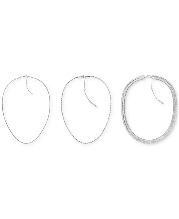 Комплект из трех звеньев цепи из нержавеющей стали Calvin Klein, silver
Комплект из трех звеньев цепи из нержавеющей стали Calvin Klein, silver