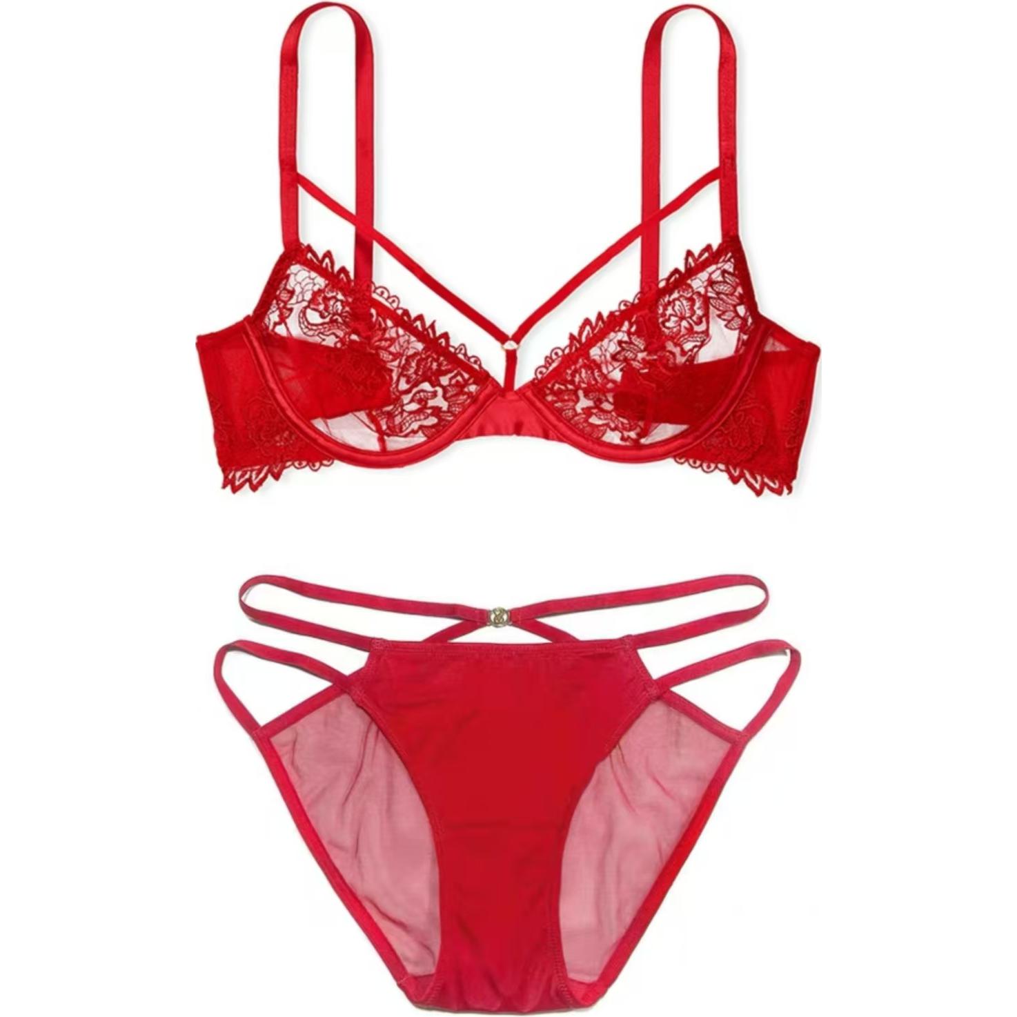 Victoria's Secret Женский комплект нижнего белья красный
Victoria's Secret Женский комплект нижнего белья красный