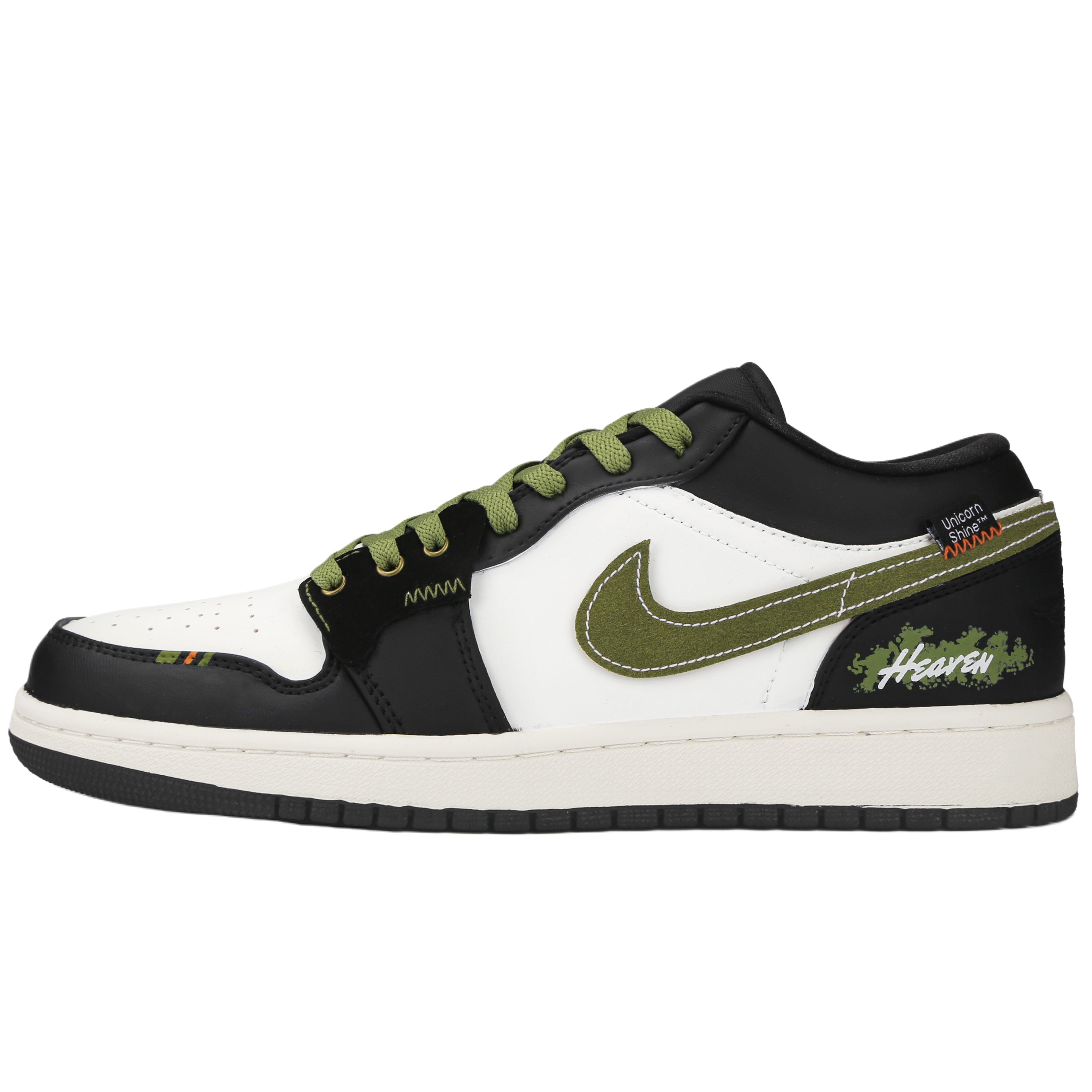 Jordan Air 1 Listeners In The Wilderness Абразивостойкие низкие винтажные баскетбольные кроссовки Unisex черный зеленый
Jordan Air 1 Listeners In The Wilderness Абразивостойкие низкие винтажные баскетбольные кроссовки Unisex черный зеленый