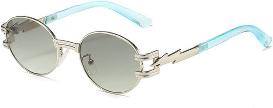 Женские солнцезащитные очки в стиле панк, маленькие овальные, с прозрачными линзами с градиентом, защита от УФ-излучения UV400. Мужские солнцезащитные очки с металлическими дужками LANGSER, Silver Green
Женские солнцезащитные очки в стиле панк, маленькие овальные, с прозрачными линзами с градиентом, защита от УФ-излучения UV400. Мужские солнцезащитные очки с металлическими дужками LANGSER, Silver Green