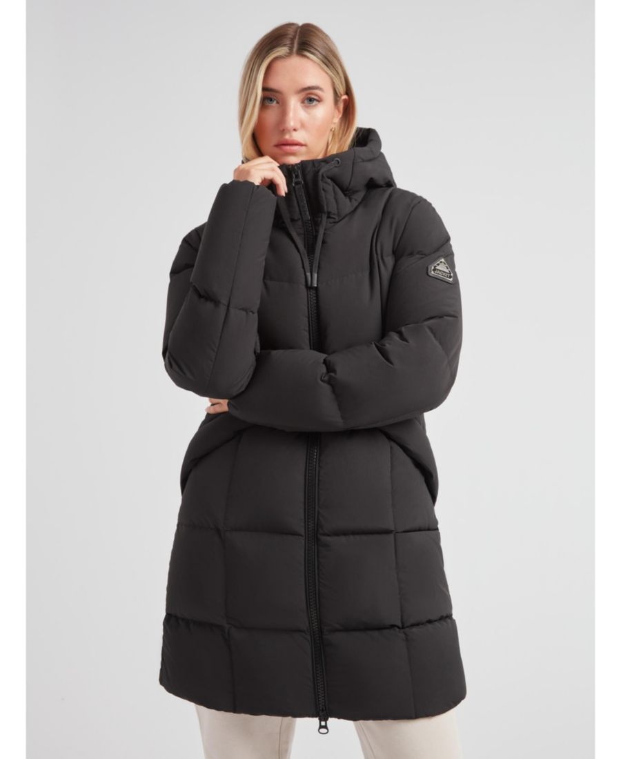 Женское пуховое пальто с длинными рукавами и звездами Jack1t, Black
Женское пуховое пальто с длинными рукавами и звездами Jack1t, Black