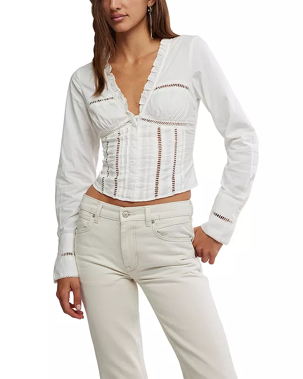 Корсетный топ Фрэнки Free People, белый
Корсетный топ Фрэнки Free People, белый