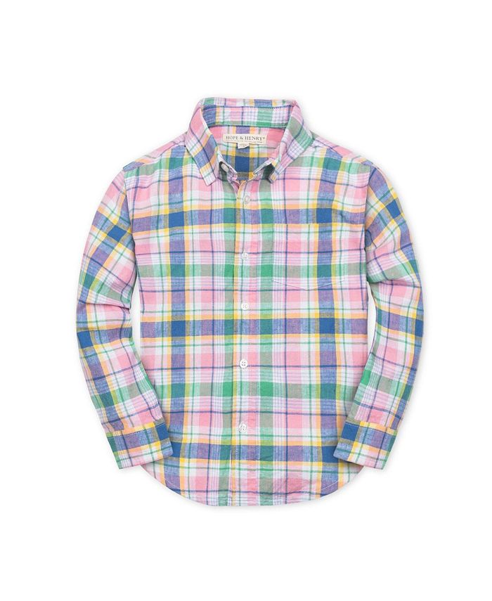Детская льняная рубашка с длинным рукавом на пуговицах - Baby Hope & Henry, розовый
Детская льняная рубашка с длинным рукавом на пуговицах - Baby Hope & Henry, розовый