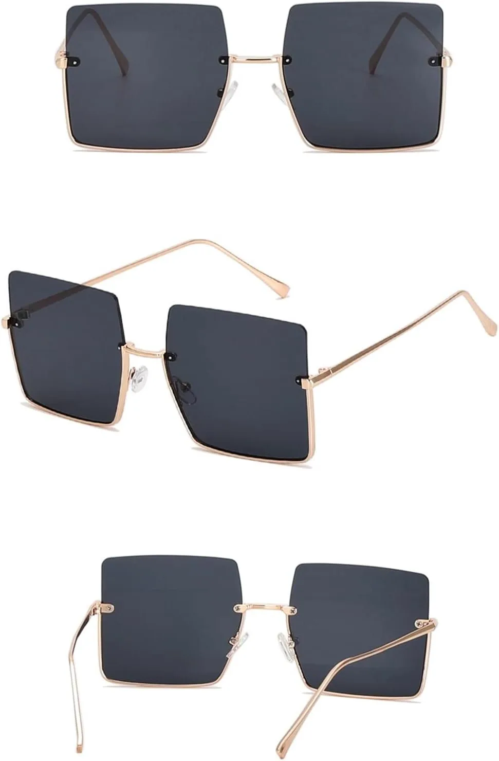 Солнцезащитные очки XINXIN в квадратной оправе большого размера для мужчин и женщин, декоративные очки для пляжной и уличной фотосъемки (Цвет: H, Размер: Средний), H
Солнцезащитные очки XINXIN в квадратной оправе большого размера для мужчин и женщин, декоративные очки для пляжной и уличной фотосъемки (Цвет: H, Размер: Средний), H