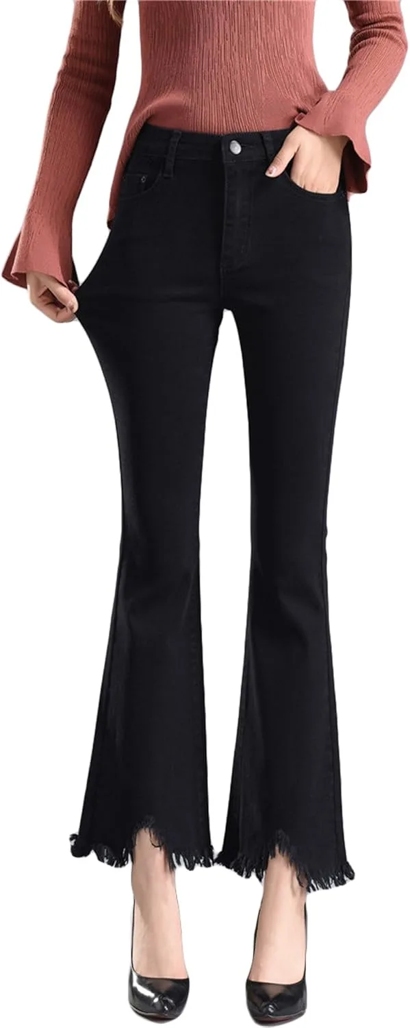 Sunfan Женские джинсы Boot Cut Crop с бахромой
Sunfan Женские джинсы Boot Cut Crop с бахромой