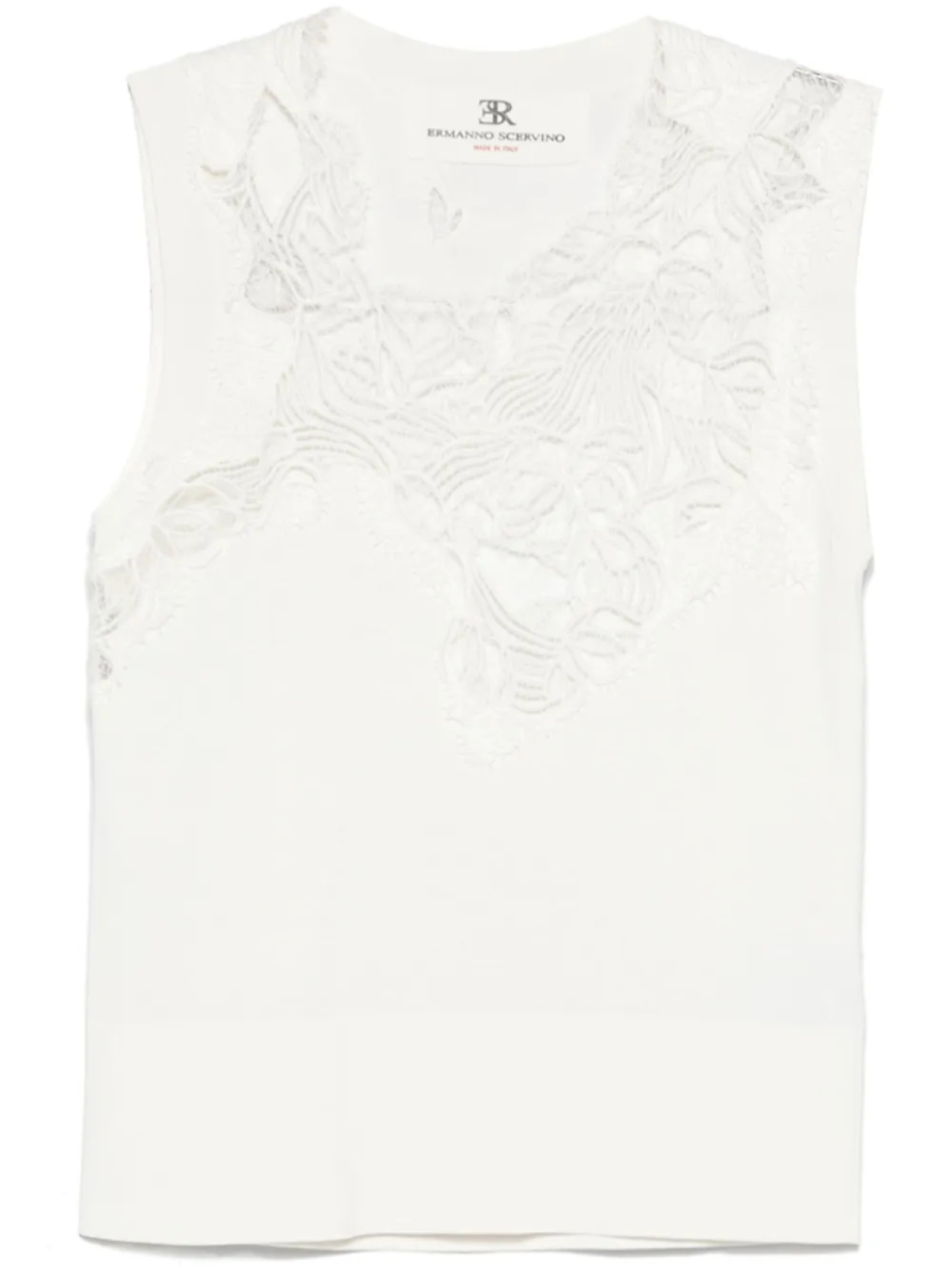 Ermanno Scervino топ с цветочной вышивкой, белый
Ermanno Scervino топ с цветочной вышивкой, белый