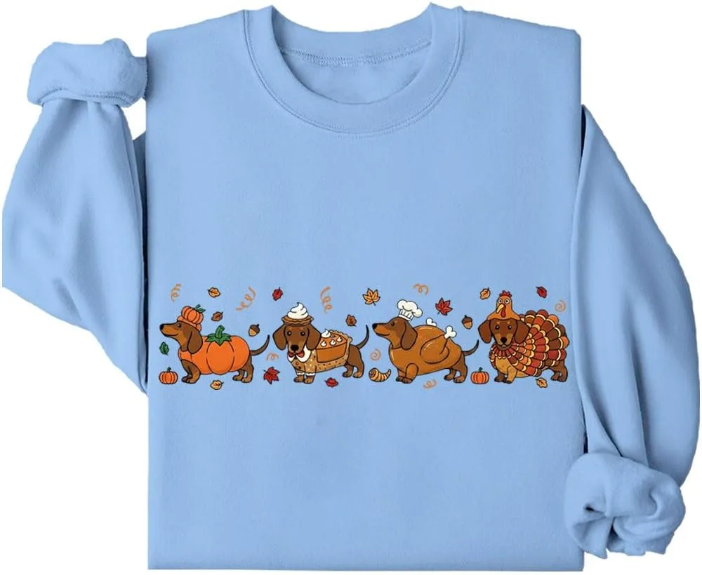 Толстовка с принтом "Turkey Dog" на День благодарения Kzggs
Толстовка с принтом "Turkey Dog" на День благодарения Kzggs