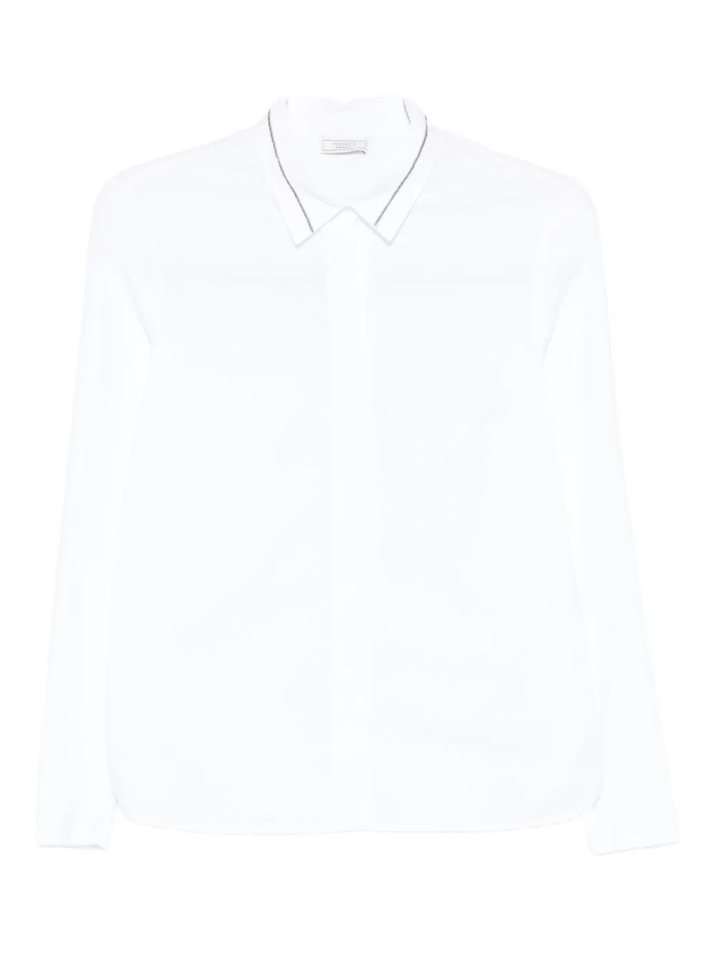 Рубашка из хлопковой смеси с заостренным воротником Peserico, белый
Рубашка из хлопковой смеси с заостренным воротником Peserico, белый