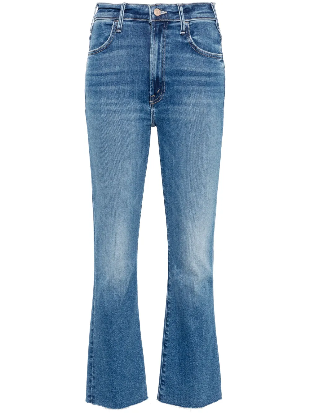 Джинсы bootcut The Hustler Ankle Fray средней посадки Mother, синий
Джинсы bootcut The Hustler Ankle Fray средней посадки Mother, синий