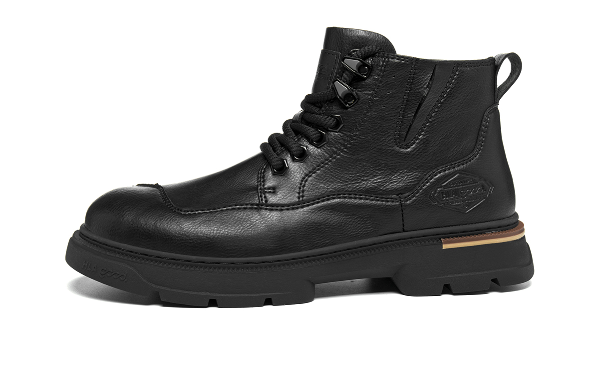 HLA Ботинки Martin мужские, черно-коричневые
HLA Ботинки Martin мужские, черно-коричневые