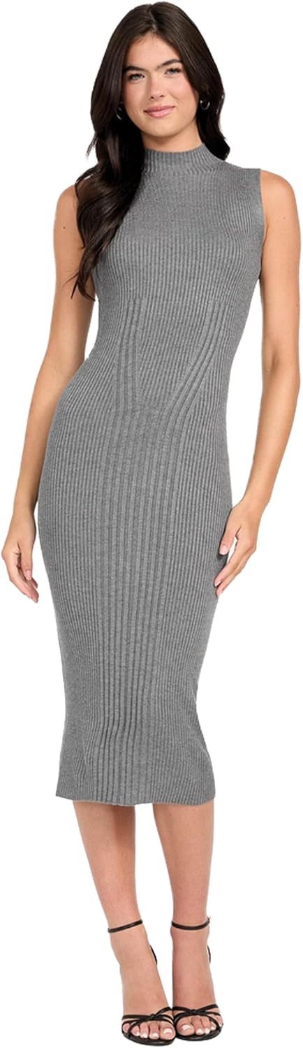 GUESS Женское бесшовное платье-свитер без рукавов Julia Eco, Medium Charcoal Heather M92
GUESS Женское бесшовное платье-свитер без рукавов Julia Eco, Medium Charcoal Heather M92