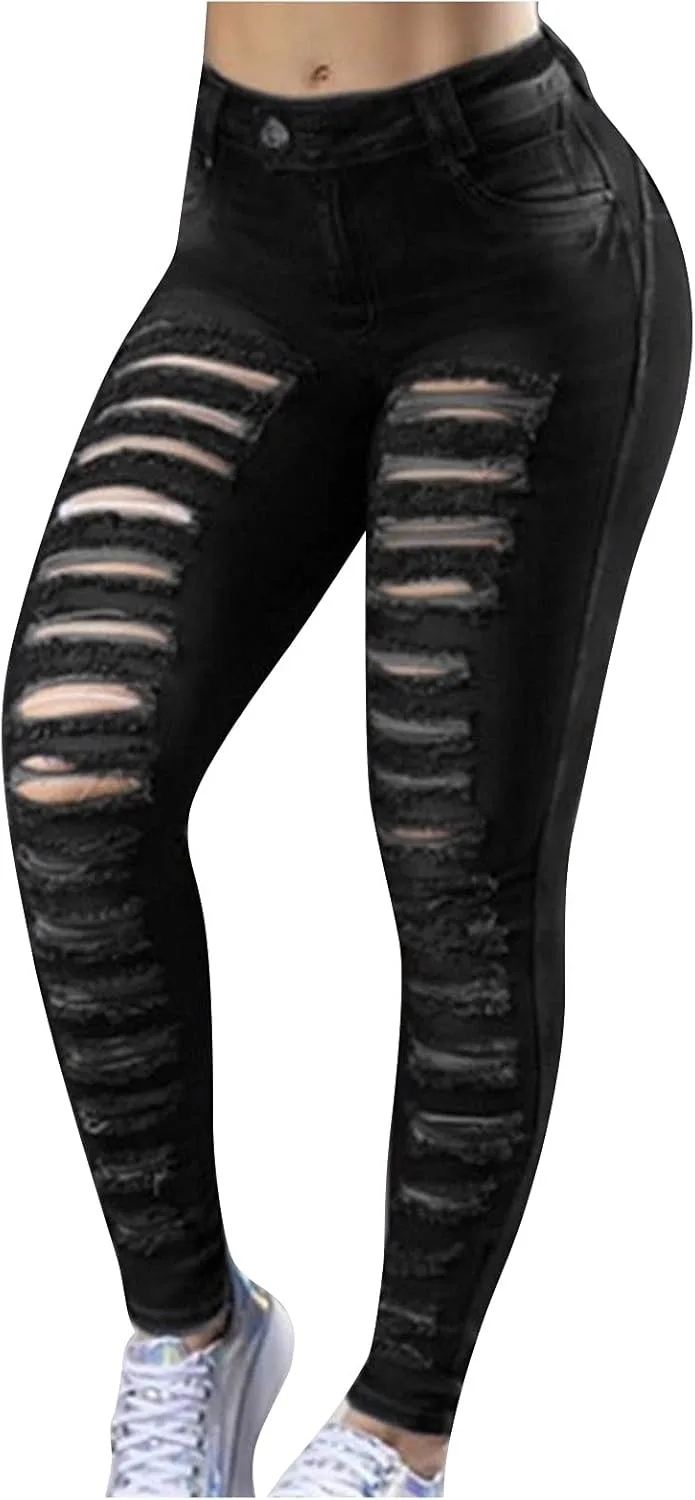 Джинсы Mom для женщин, потертые с рваным краем HOLATOK
Джинсы Mom для женщин, потертые с рваным краем HOLATOK