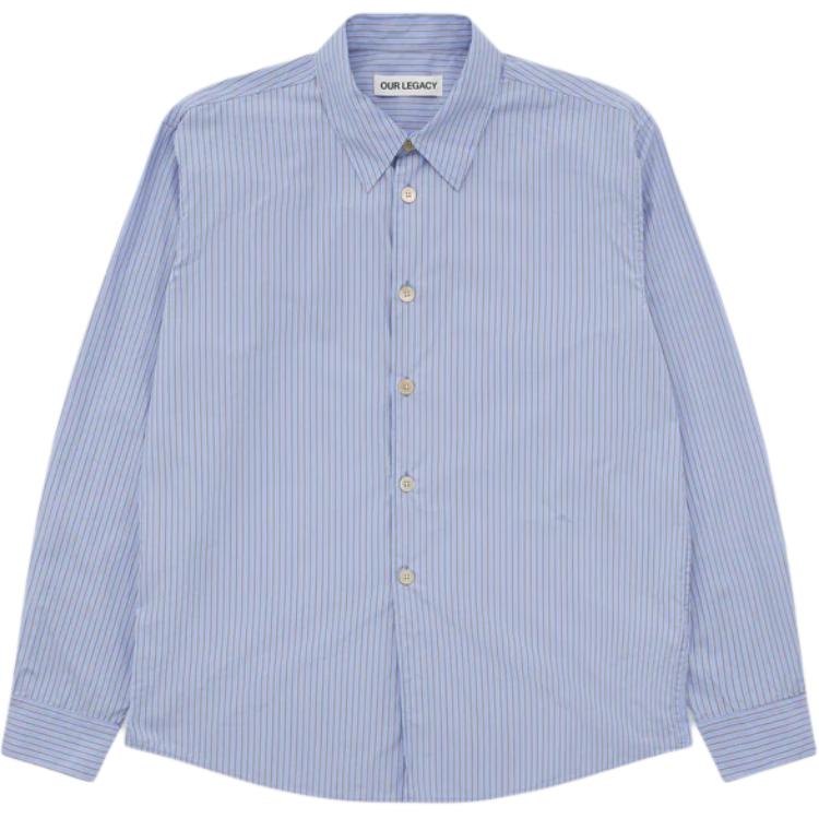 Our Legacy Мужская рубашка, синие, умеренного цвета
Our Legacy Мужская рубашка, синие, умеренного цвета