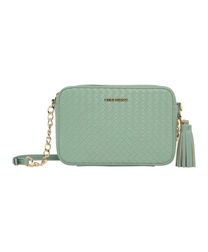 Современная сумка для фотокамеры с плетеной отделкой Carlo Colucci, зеленый
Современная сумка для фотокамеры с плетеной отделкой Carlo Colucci, зеленый