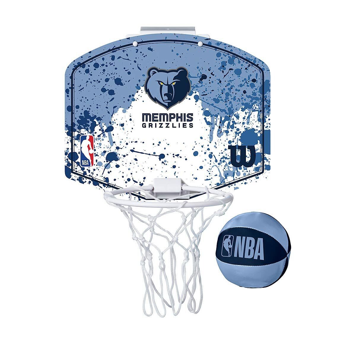 Мини обруч команды NBA Memphis Grizzlies Wilson, серебряный
Мини обруч команды NBA Memphis Grizzlies Wilson, серебряный