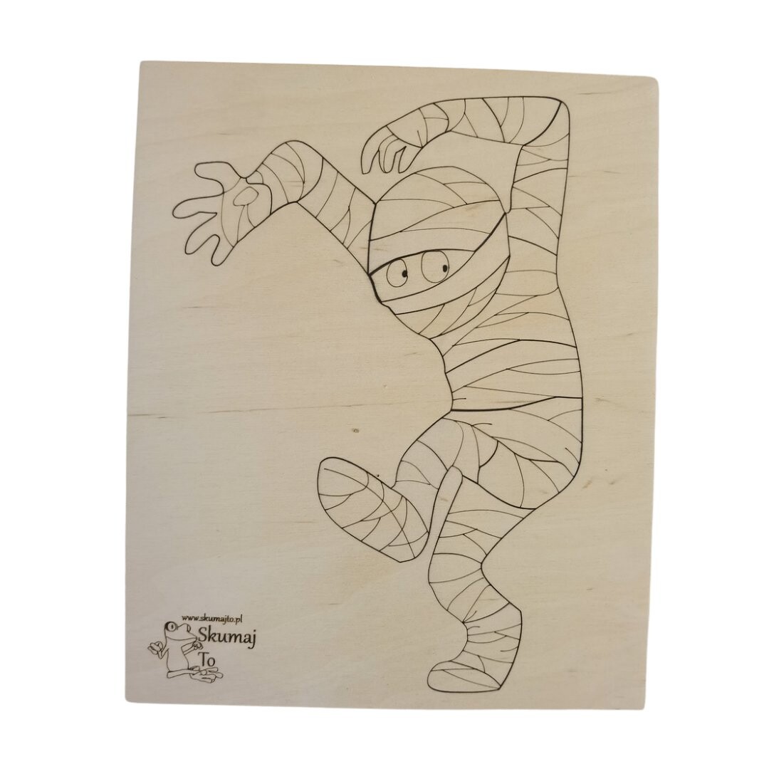 Мумия, деревянная головоломка, Хэллоуин, деревянная книжка-раскраска Inna marka
Мумия, деревянная головоломка, Хэллоуин, деревянная книжка-раскраска Inna marka