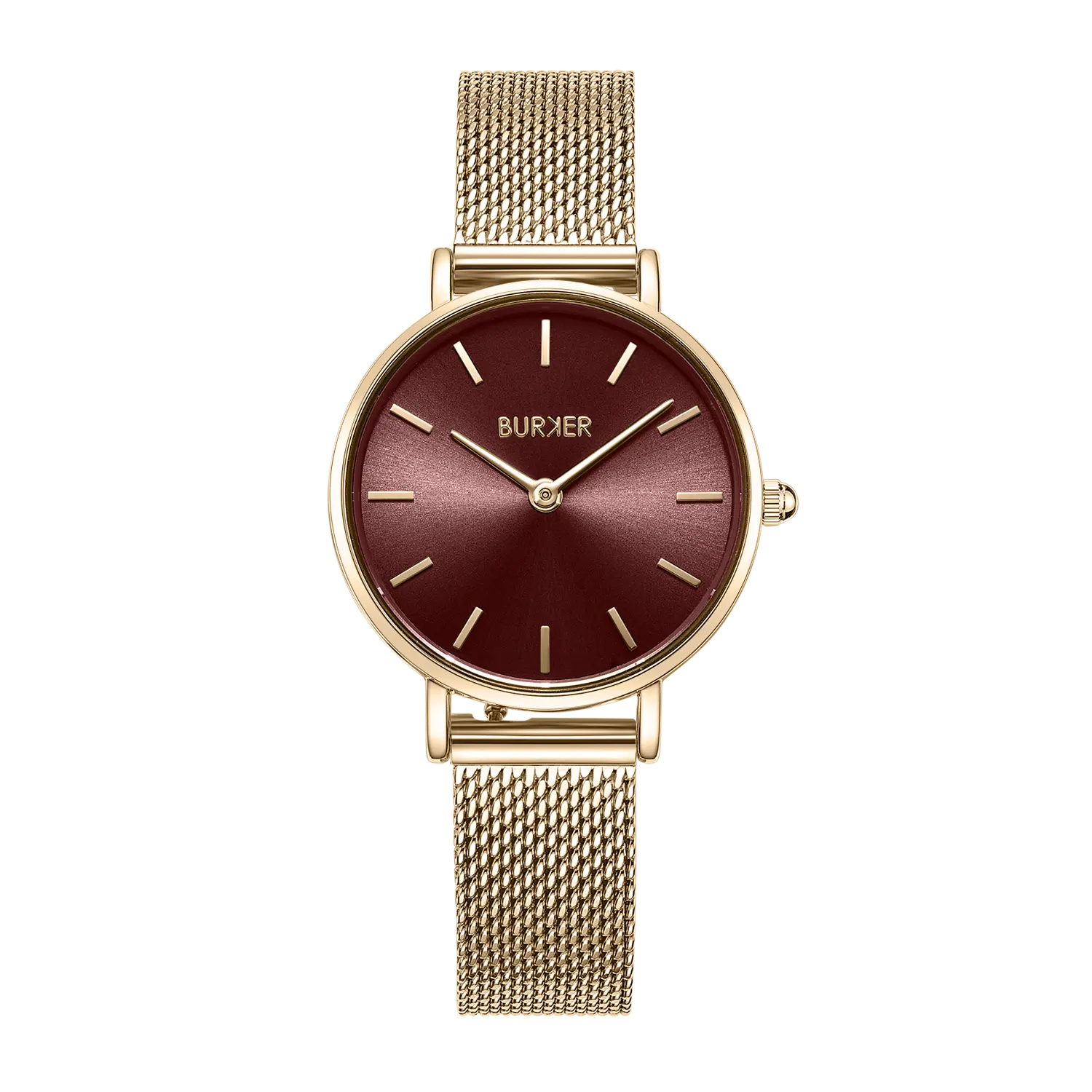 Часы Ruby Petite Gold Burgundy Mesh Burker
Часы Ruby Petite Gold Burgundy Mesh Burker