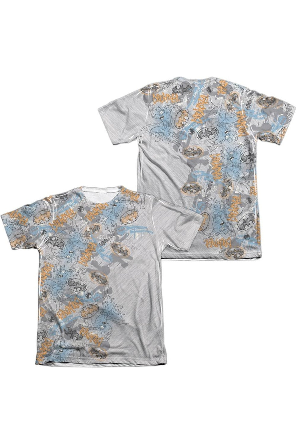 Футболка с коротким рукавом Batman Gotham Knight Sketchy (принт спереди/сзади) для взрослых 65/35 поли/хлопок Gildan, белый
Футболка с коротким рукавом Batman Gotham Knight Sketchy (принт спереди/сзади) для взрослых 65/35 поли/хлопок Gildan, белый