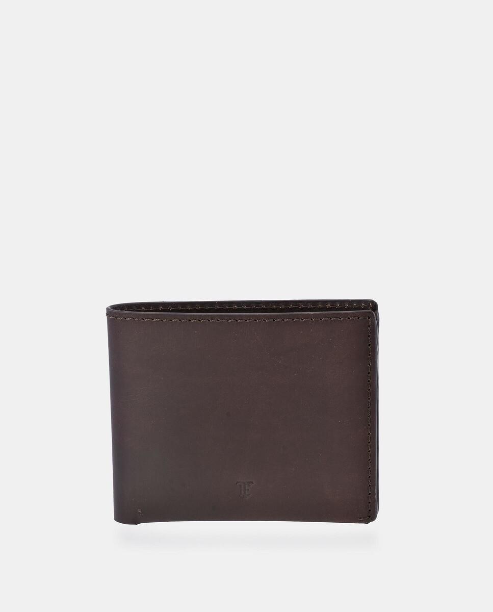 Кошелек в американском стиле из коричневой матовой кожи с выгравированным логотипом Emidio Tucci, темно коричневый
Кошелек в американском стиле из коричневой матовой кожи с выгравированным логотипом Emidio Tucci, темно коричневый